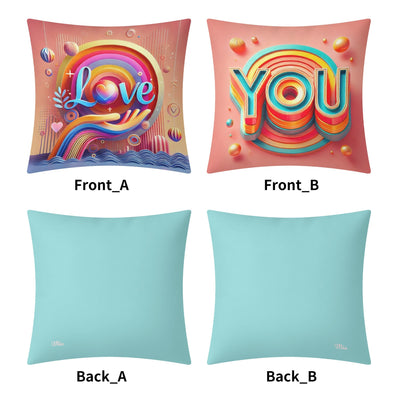 Mias Double Sided Pillow Covers