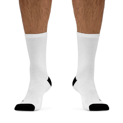 Mia™ Line's premium crew recycled poly socks