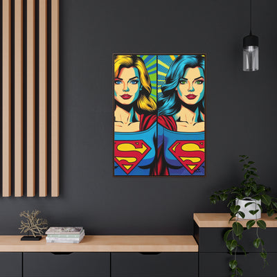 Mia Gallery Canvas Wraps, Vertical Frame