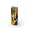 Mia Collection Skinny Tumbler with Straw, 20oz