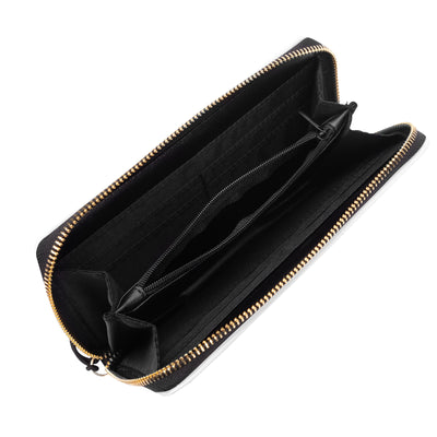 Leather Zipper Wristlet Wallet By Mia