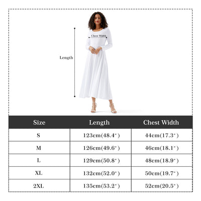 Mia Collection Womens Long Sleeves Flowy Long Dresses