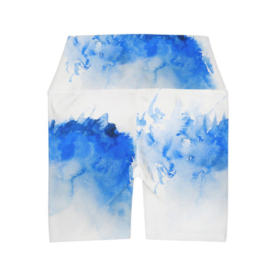 Mia Collection High Waisted Yoga Shorts (AOP)