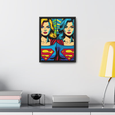 Mia Gallery Canvas Wraps, Vertical Frame