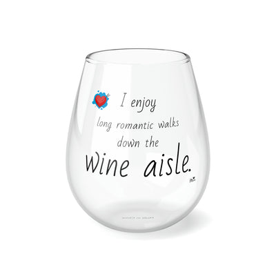 Mia Collection Stemless Wine Glasses, 11.75 oz