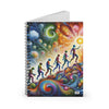 Mia Collection Psych Evolution Spiral Notebook