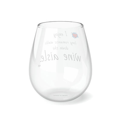 Mia Collection Stemless Wine Glasses, 11.75 oz