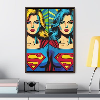 Mia Gallery Canvas Wraps, Vertical Frame