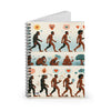 Mia Collection Psych Evolution Spiral Notebook