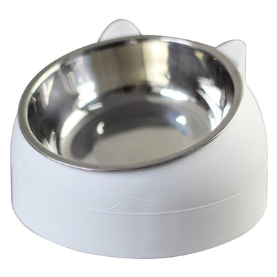 Cat feeding and drinking bowls