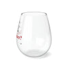 Mia Collection Stemless Wine Glass, 11.75oz