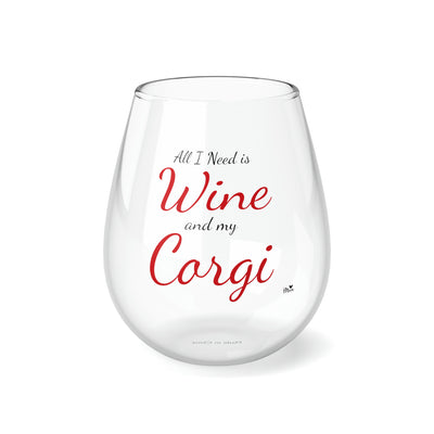 Mia Collection Stemless Wine Glass, 11.75oz