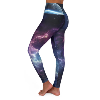 Mia™ Line's high waist galaxy yoga leggings