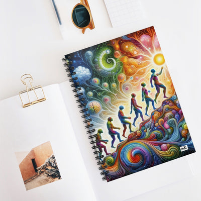 Mia Collection Psych Evolution Spiral Notebook