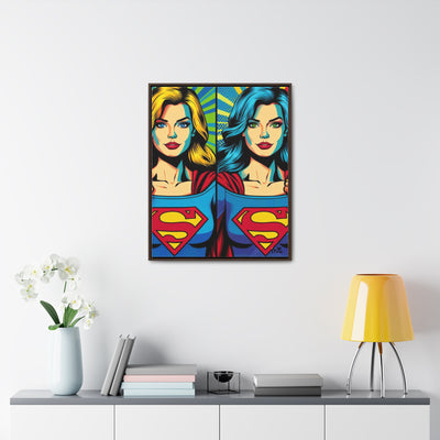 Mia Gallery Canvas Wraps, Vertical Frame