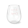 Mia Collection Stemless Wine Glass, 11.75oz