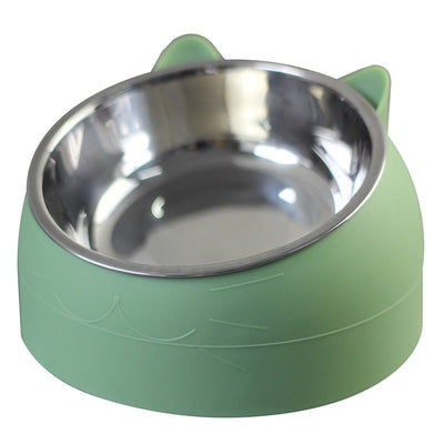 Cat feeding and drinking bowls