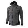 Double Zipper Hoodie Jacket for Men