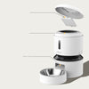 Capsule Automatic Feeder Cat and Dog Feeding Double Bowl