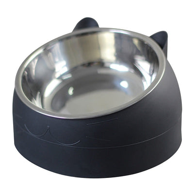 Cat feeding and drinking bowls