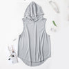 Fashion Hooded Fitness Vest Men