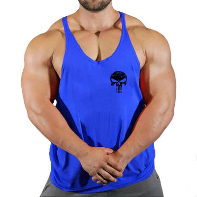 Bodybuilding Suspenders Shirt for Men