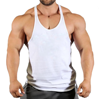 Bodybuilding Suspenders Shirt for Men